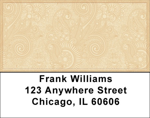 Paisley Charm Address Labels | LBQBS-26