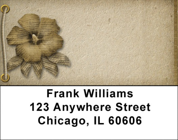 Vintage Scrapbook Address Labels | LBQBS-38