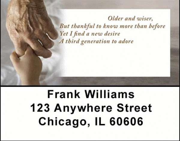 Grandparents Address Labels by Sweet Intentions | LBSWE-02