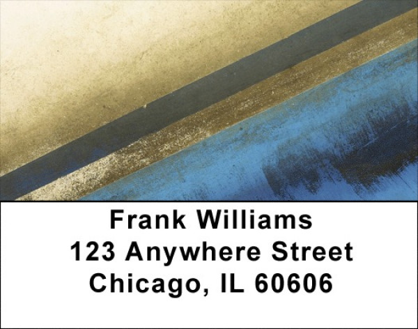 Geometric Grunge Address Labels | LBZABS-17