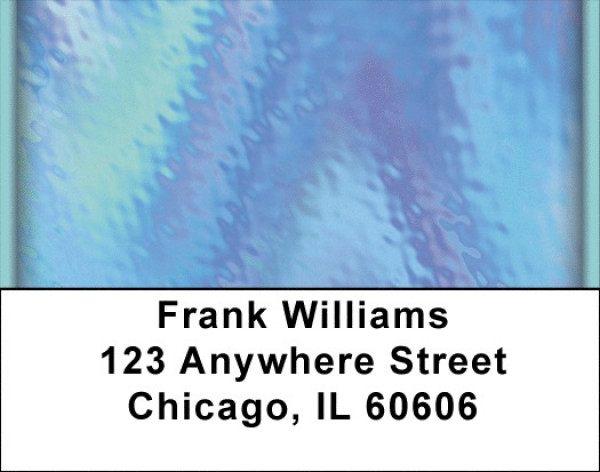 Retro Shimmer Address Labels | LBZABS-22
