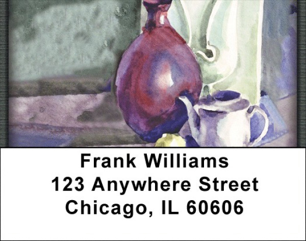 Abstract Vases Address Labels | LBZABS-44