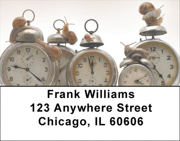 Slow Down Time Address Labels | LBZANJ-70
