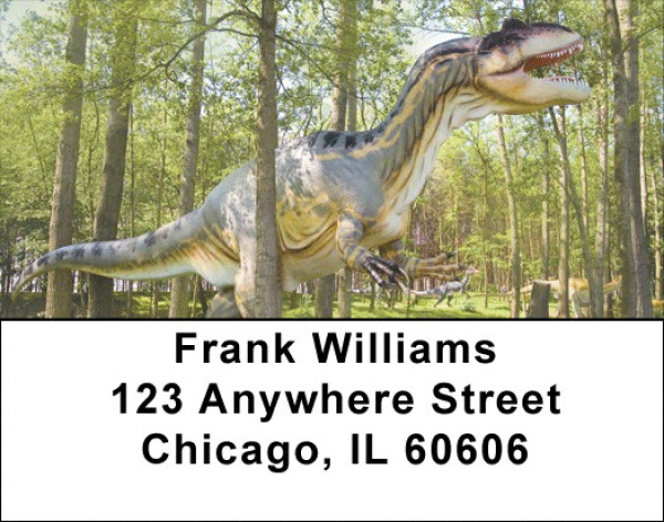 Dino Walk In The Park Address Labels | LBZANJ-98