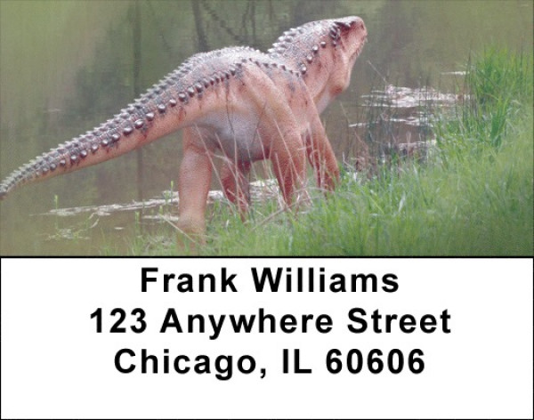 Dinosaurs Roaming Forests & Lakes Address Labels | LBZANK-02