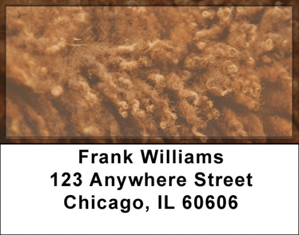 Buffalo Hides Address Labels | LBZANK-21