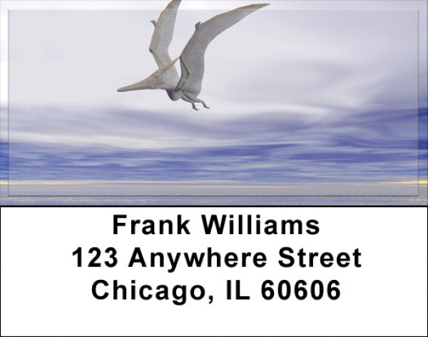 Flying Dinosaurs Address Labels | LBZANK-63
