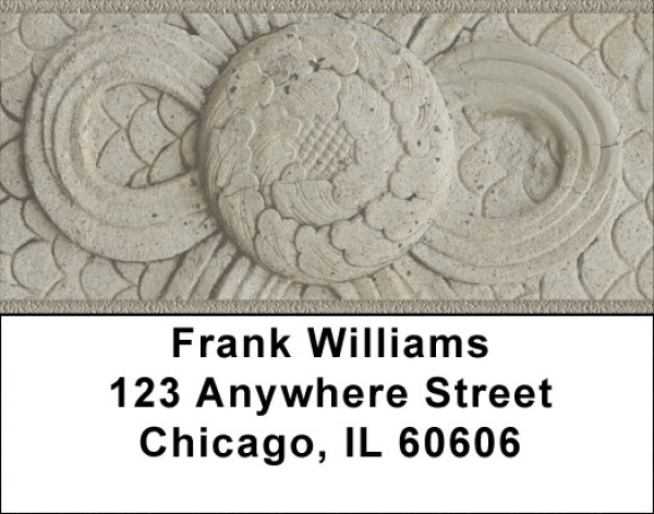 Carvings from Asia Address Labels | LBZASI-02