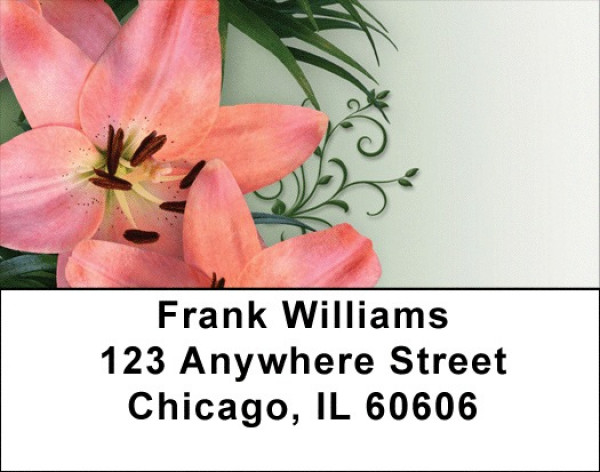 Day Lilies Delight Address Labels | LBZFLO-25