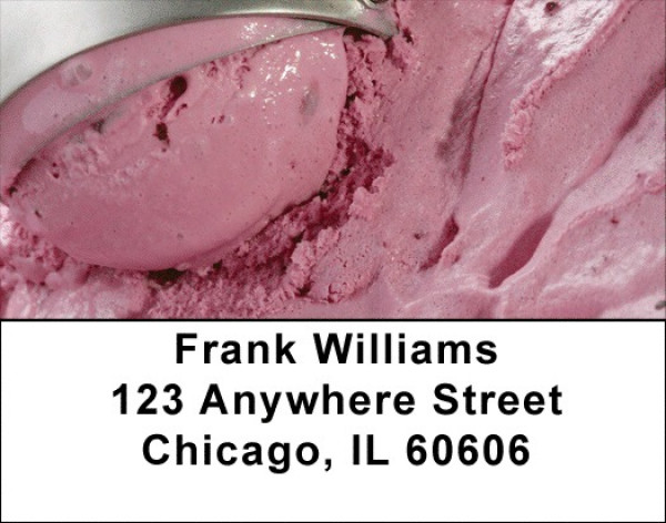 Ice Cream - Rich & Creamy Address Labels | LBZFOD-21
