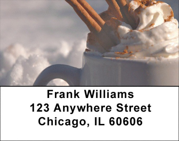 Winter Refreshments Address Labels | LBZFOD-22