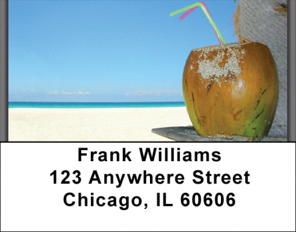 Sandy Treats Address Labels | LBZFOD-28
