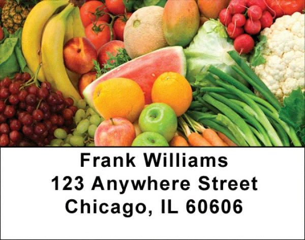 Farmers Market Address Labels | LBZFOD-37