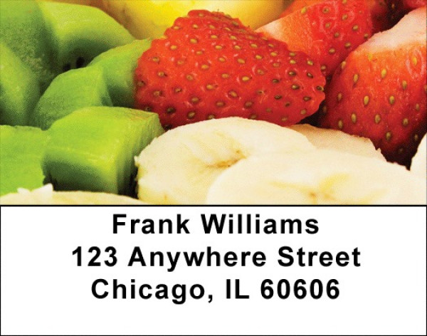 Fresh Fruits Address Labels | LBZFOD-38