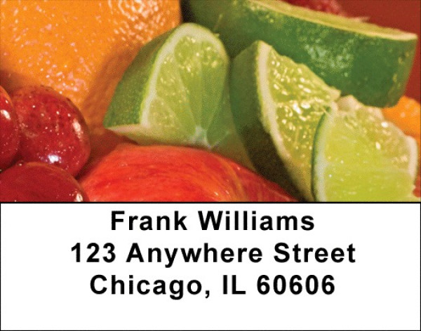 Luscious Fruits Address Labels | LBZFOD-39