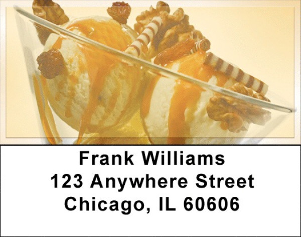 Sinful Sundaes Address Labels | LBZFOD-46