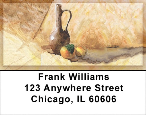 Italian Inspired Watercolor Address Labels | LBZFOD-47