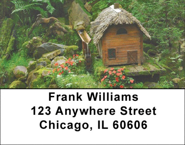 Mystical Fairy Homes Address Labels | LBZFUN-34