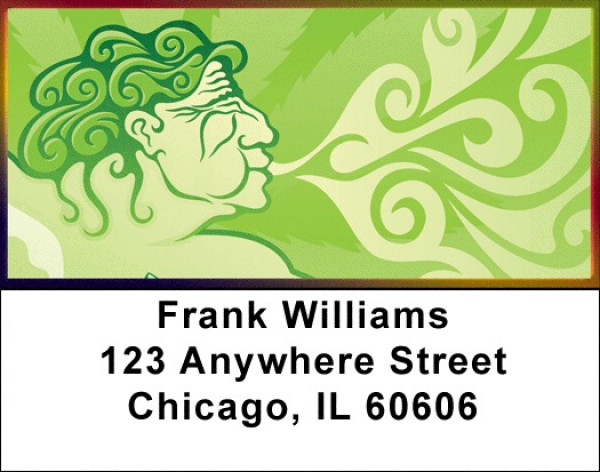 Rastaman Mania Address Labels | LBZFUN-48