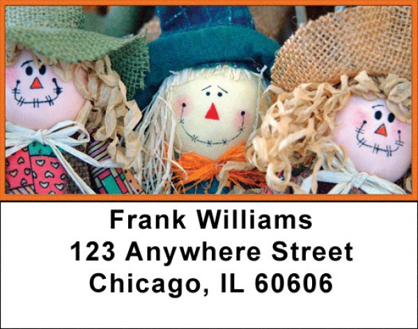 Scarecrows Address Labels | LBZFUN-55