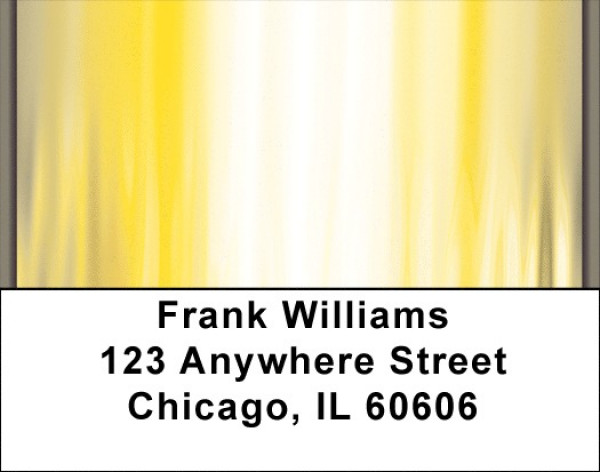 Black Gold Address Labels | LBZGEO-48