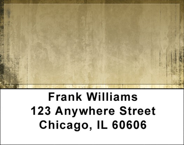 Coffee Grunge Address Labels | LBZGEO-55