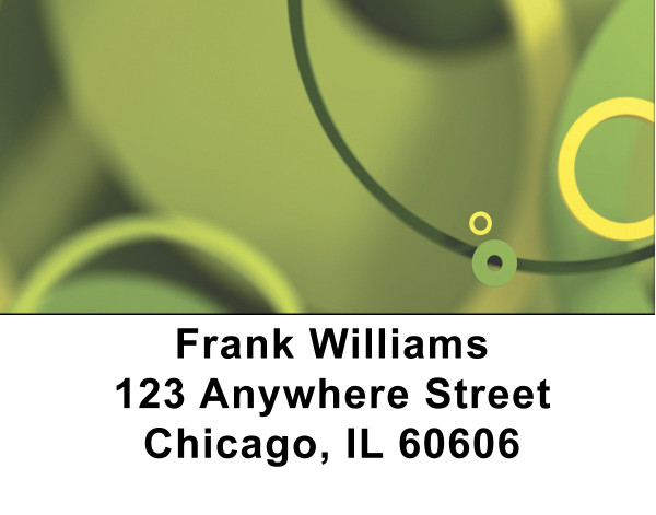 Concentric Circles Address Labels | LBZGEO-56