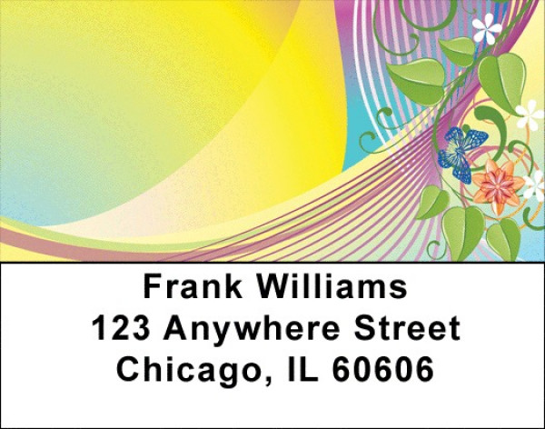 Garden Fantasy Address Labels | LBZGEO-83