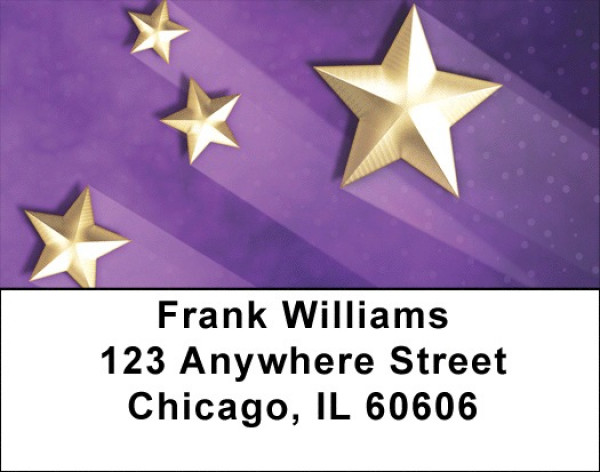 Bright Shining Stars Address Labels | LBZGEO-89