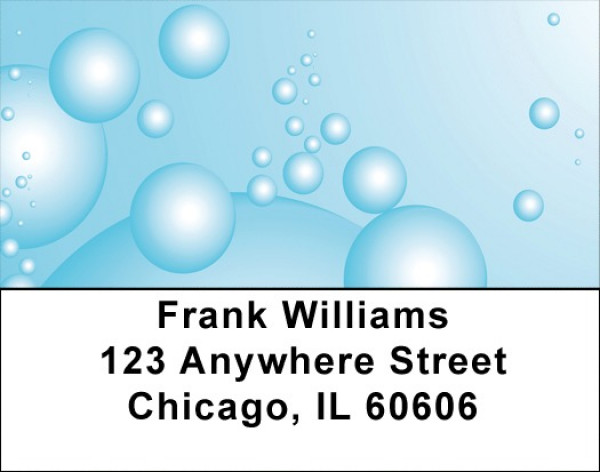 Bubbles Address Labels  | LBZGEO-96