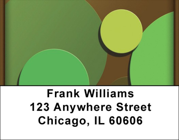 Dots On Chocolate Address Labels | LBZGEO-97
