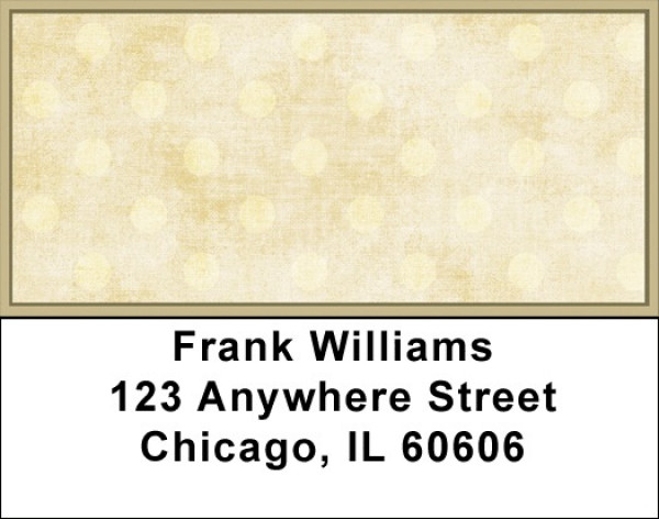 Vintage Dots Address Labels | LBZGEP-01