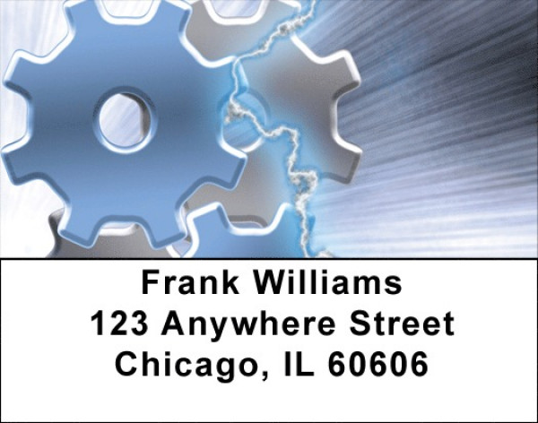 Geared Up Address Labels | LBZGEP-20