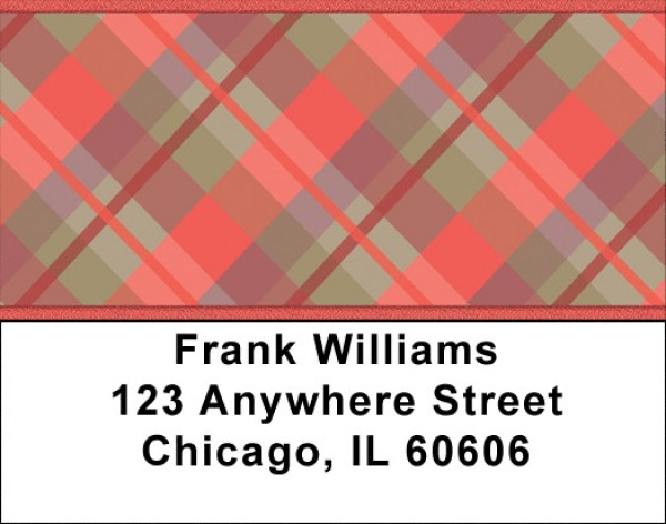 Playin' In Plaids Address Labels | LBZGEP-31
