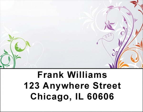 Filigree In All Seasons Address Labels | LBZGEP-38