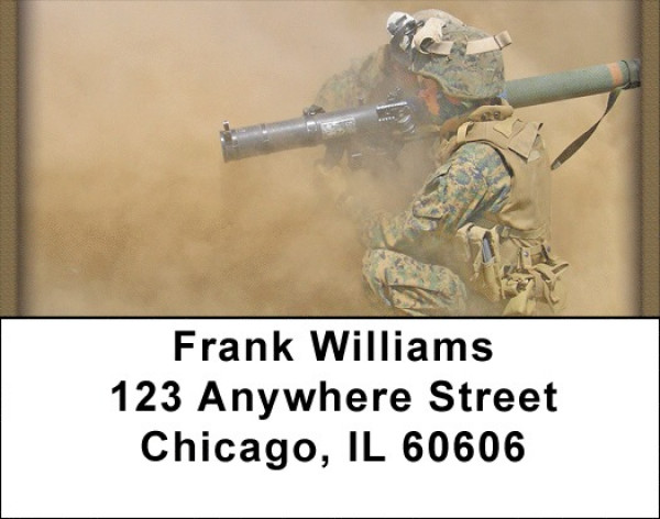 Desert Fighters Address Labels | LBZMIL-01