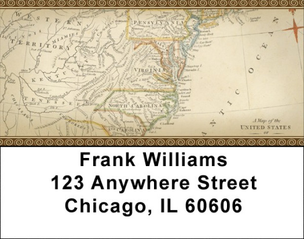 Historical East Coast Address Labels | LBZMIL-13