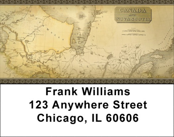 Canadian Waters Address Labels | LBZMIL-14