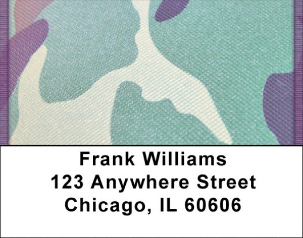 Tempting Teal Camos Address Labels | LBZMIL-28