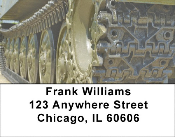 Military Metals Address Labels | LBZMIL-38