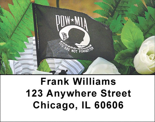 MIA Flags Address Labels | LBZMIL-48