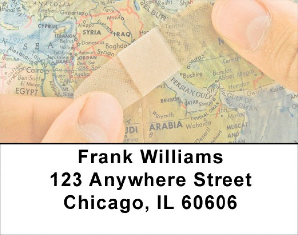 Heal The Persian Gulf Address Labels | LBZMIL-49