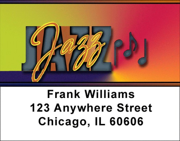Jazz Address Labels | LBZMUS-13