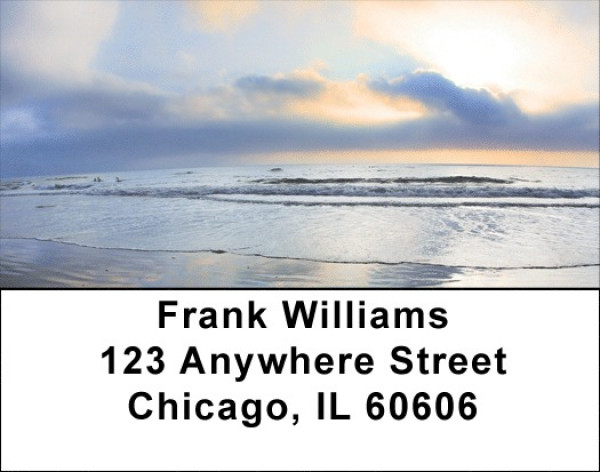 Silver Lining Address Labels | LBZNAT-15