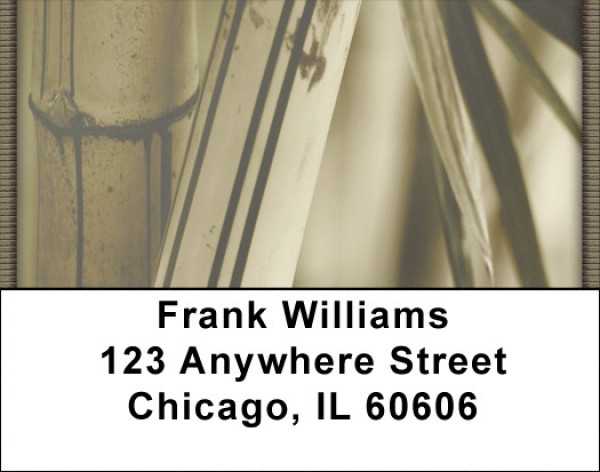 Bamboo Forest Address Labels | LBZNAT-34