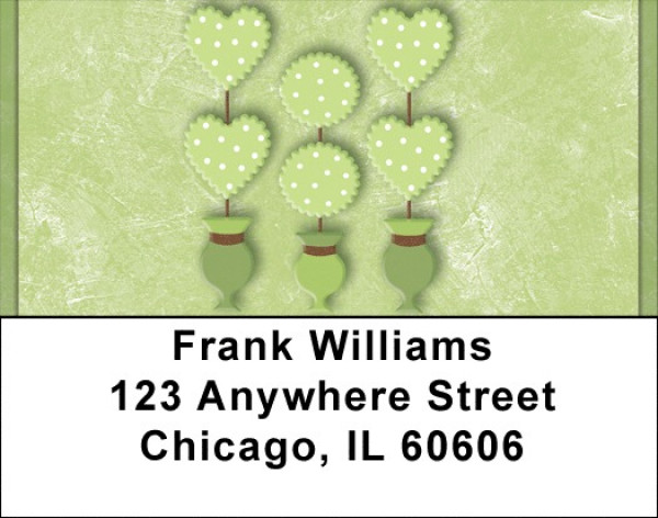 Topiary Tree Abstracts Address Labels | LBZNAT-66