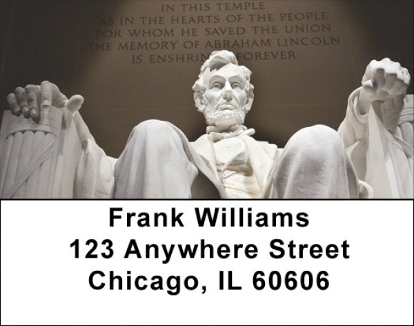 Civil War Monuments Address Labels | LBZPAT-25