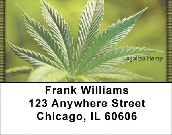 Legalize Marijuana - Weed Address Labels | LBZPAT-31