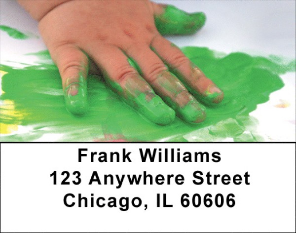 Young Hands Address Labels | LBZPRO-23