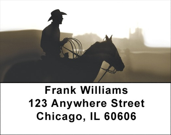 Dusty Cowboys Address Labels | LBZPRO-27